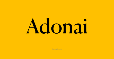 O Que Significa Elohim Elshadai Adonai?